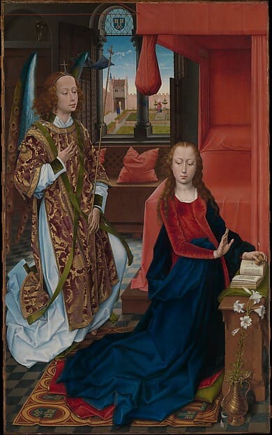 The Annunciation, by Hans Memling