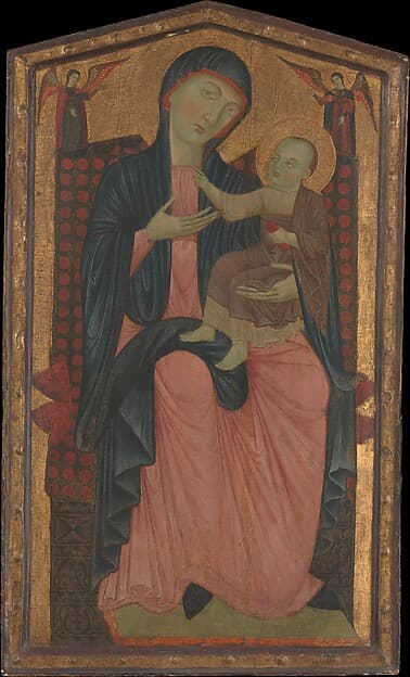 Madonna and Child Enthroned, by Master of the Magdalen