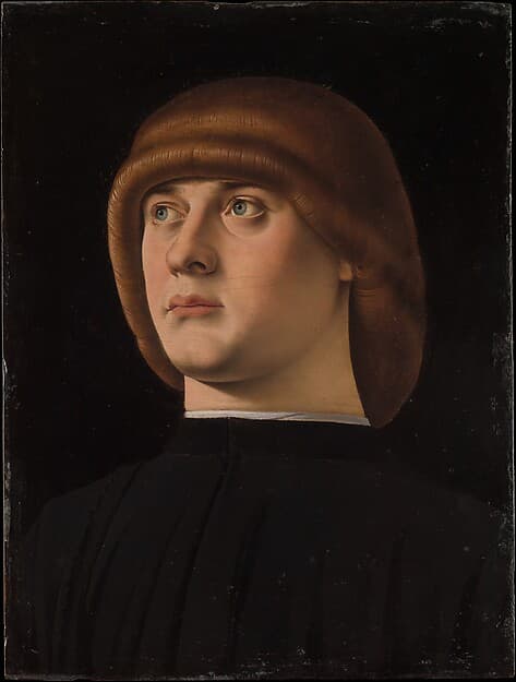 Portrait of a Young Man, by Jacometto (Jacometto Veneziano)