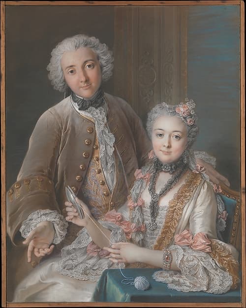 François de Jullienne (1722–1754) and Marie Elisabeth de Jullienne (Marie Elisabeth de Séré de Rieux, 1724–1795), by Charles Antoine Coypel