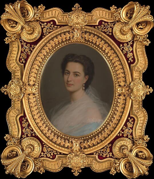 Portrait of a Woman (Marianna Panciatichi, marchesa Paolucci delle Roncole, 1835–1919, or her sister-in-law, Beatrice Ferrari-Corbelli di Reggio, contessa di Lucciano), by Michele Gordigiani