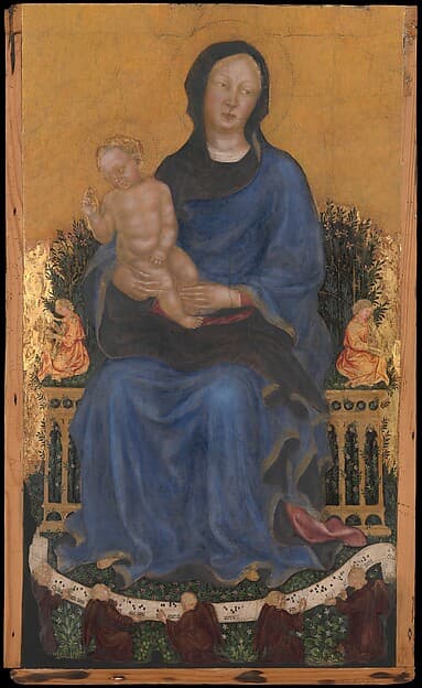 Madonna and Child with Angels, by Gentile da Fabriano (Gentile di Niccolò di Giovanni di Massio)