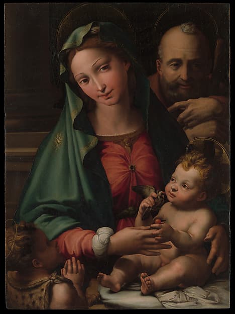 The Holy Family with the Infant Saint John the Baptist, by Perino del Vaga (Pietro Buonaccorsi)