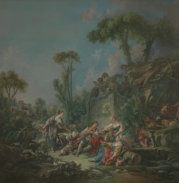 Shepherd's Idyll, by François Boucher