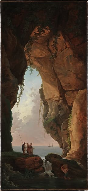 The Mouth of a Cave, by Hubert Robert