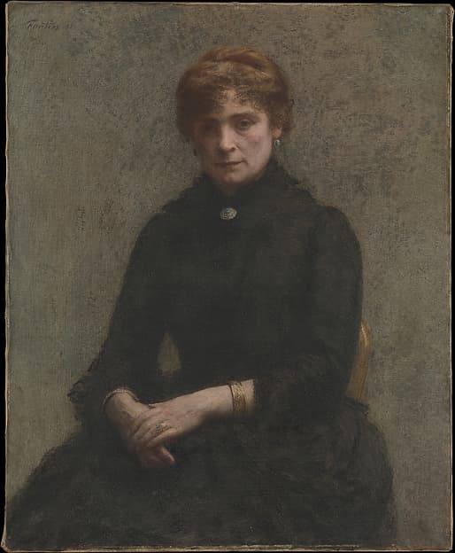 Portrait of a Woman, by Henri Fantin-Latour