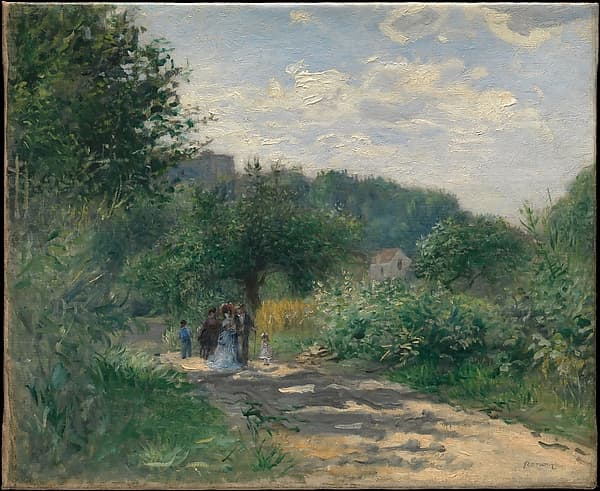 A Road in Louveciennes, by Auguste Renoir