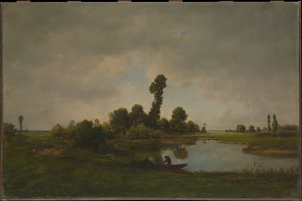 A River Landscape, by Théodore Rousseau