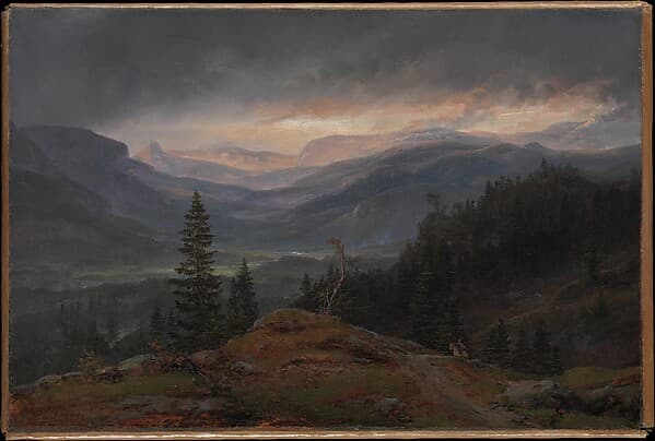 View over Hallingdal, by Johan Christian Dahl