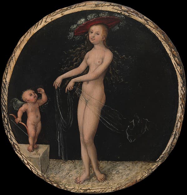 Venus and Cupid, by Lucas Cranach the Elder