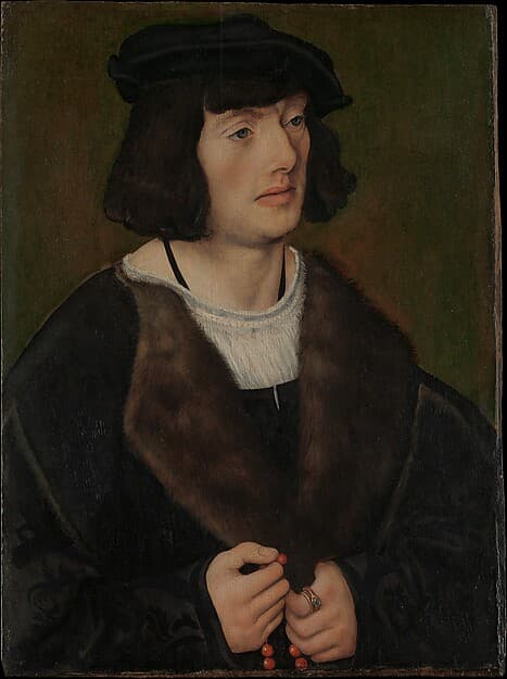 Portrait of a Man with a Rosary, by Lucas Cranach the Elder