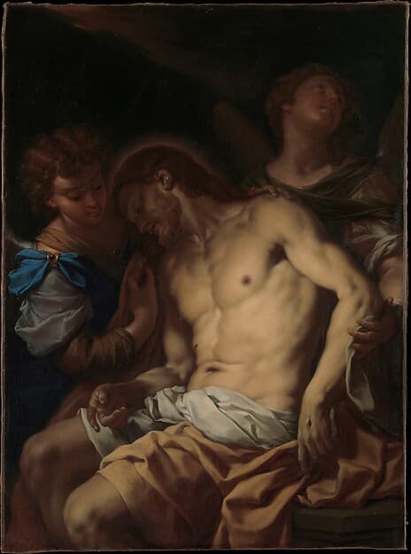 Dead Christ Supported by Angels, by Francesco Trevisani
