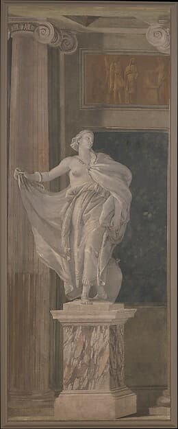 Allegorical Figure Representing Metaphysics, by Giovanni Battista Tiepolo