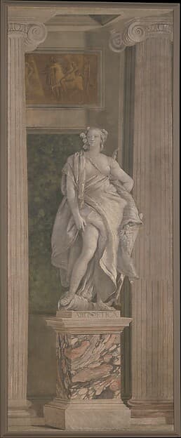 Allegorical Figure Representing Arithmetic, by Giovanni Battista Tiepolo