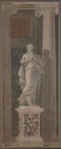 Allegorical Figure Representing Grammar, by Giovanni Battista Tiepolo