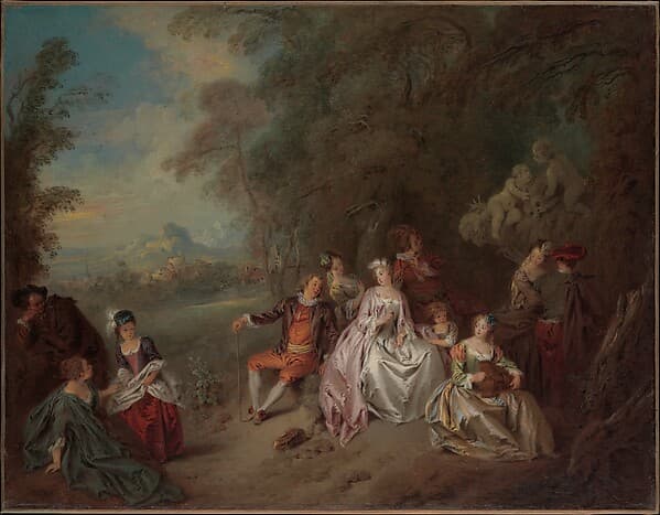 Concert Champêtre, by Jean-Baptiste Joseph Pater