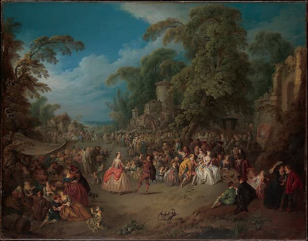 The Fair at Bezons, by Jean-Baptiste Joseph Pater