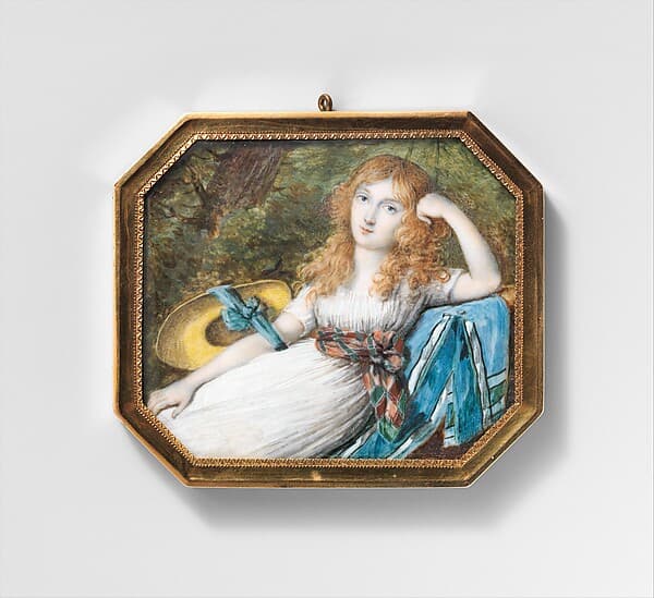 Portrait of a Young Woman, by Jean Antoine Laurent