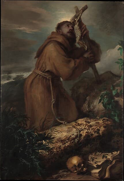 Saint Francis in Ecstasy, by Giovanni Benedetto Castiglione (Il Grechetto)