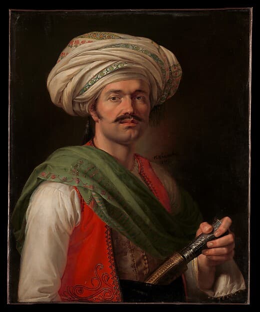 Portrait of a "Mamelouk", by Horace Vernet