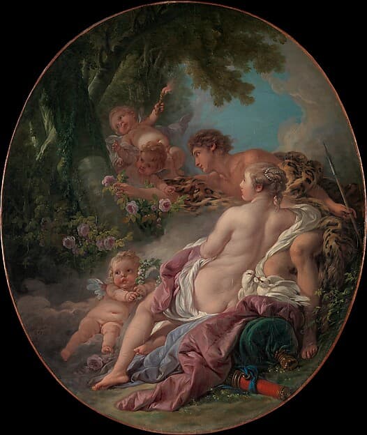 Angelica and Medoro, by François Boucher