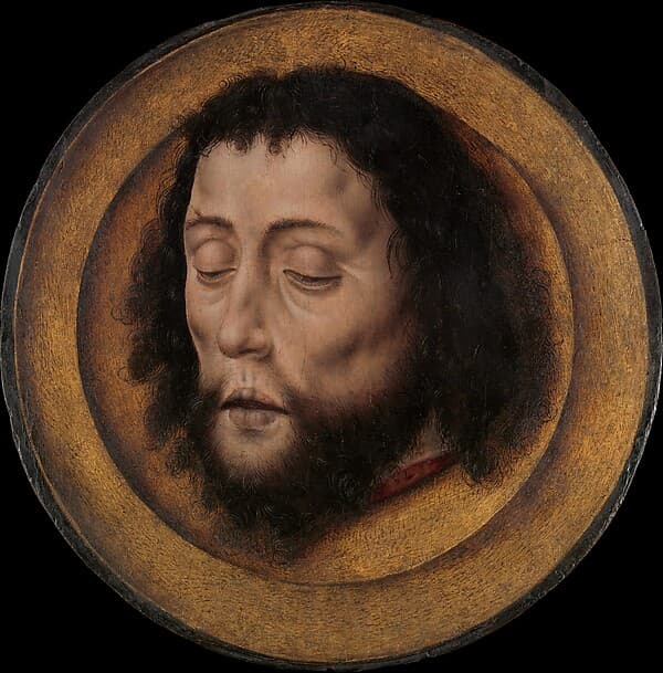 Head of Saint John the Baptist on a Charger, by Aelbert Bouts