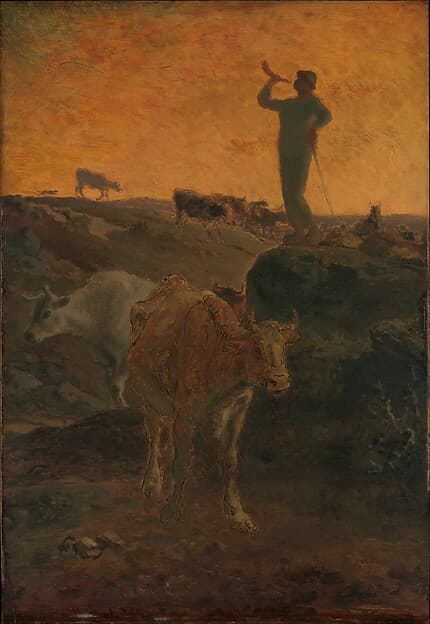 Calling the Cows Home, by Jean-François Millet