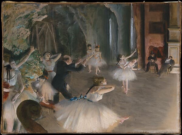 The Rehearsal Onstage, by Edgar Degas