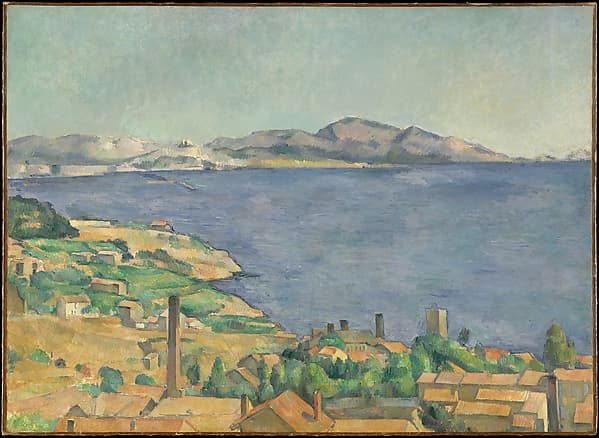 The Gulf of Marseille Seen from L'Estaque, by Paul Cézanne