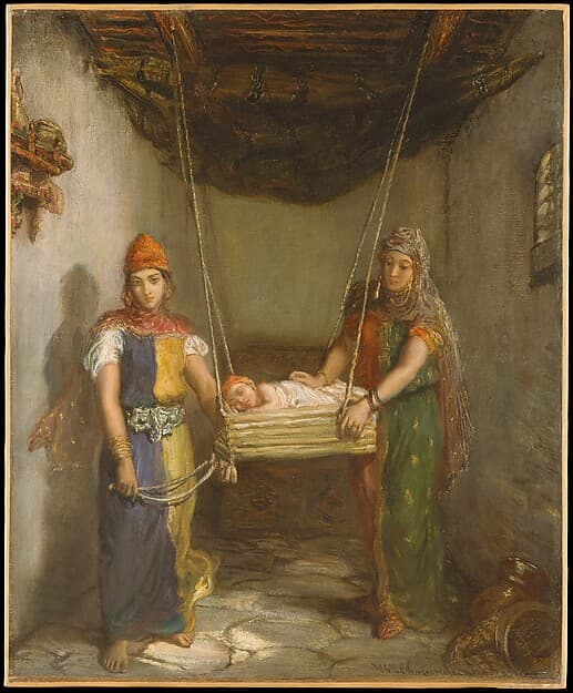 Scene in the Jewish Quarter of Constantine, by Théodore Chassériau