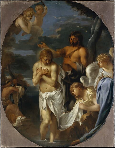The Baptism of Christ, by Sébastien Bourdon