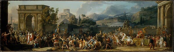The Triumph of Aemilius Paulus, by Carle (Antoine Charles Horace) Vernet