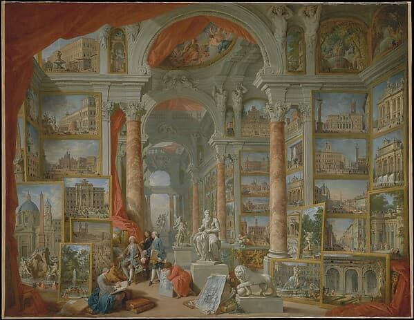 Modern Rome, by Giovanni Paolo Panini