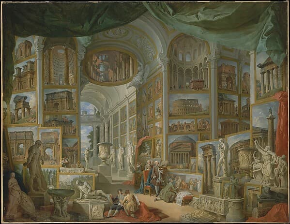 Ancient Rome, by Giovanni Paolo Panini
