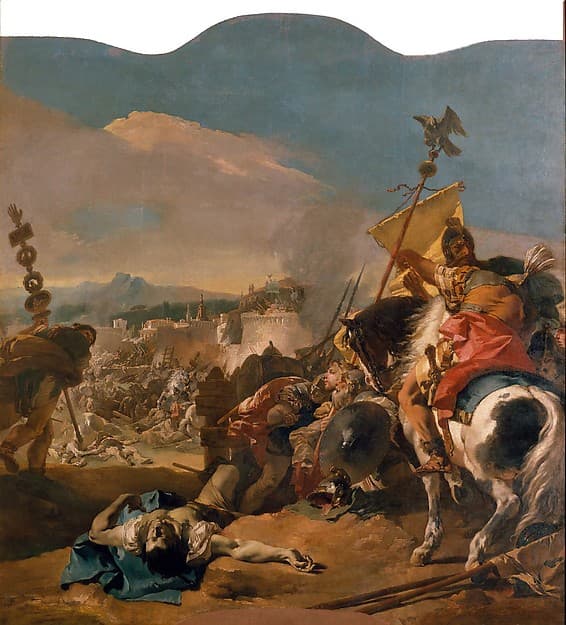 The Capture of Carthage, by Giovanni Battista Tiepolo