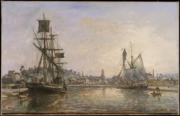 Honfleur, by Johan Barthold Jongkind