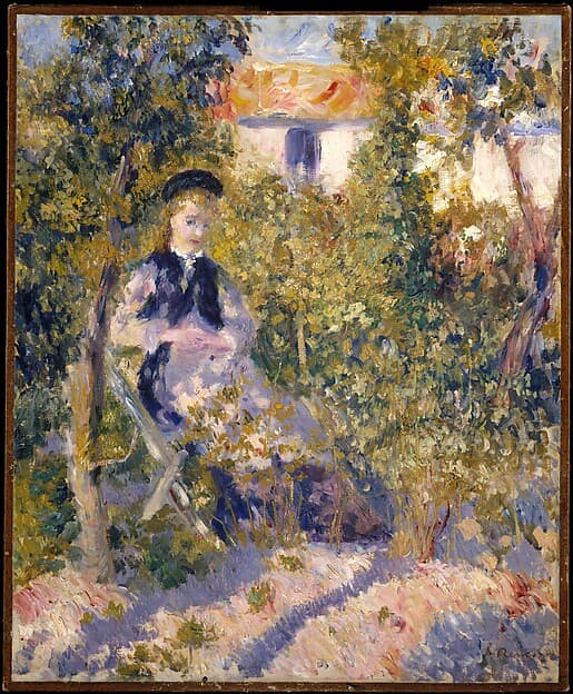 Nini in the Garden (Nini Lopez), by Auguste Renoir