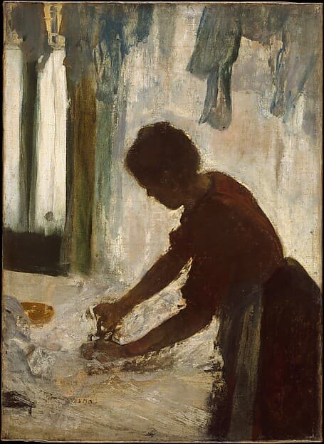 A Woman Ironing, by Edgar Degas