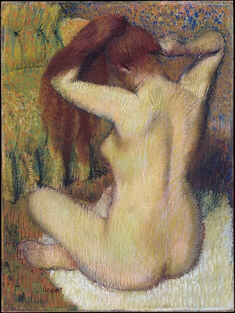 Woman Combing Her Hair, by Edgar Degas