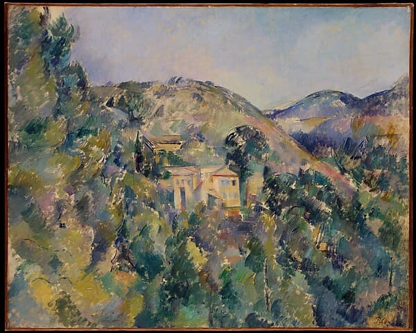 View of the Domaine Saint-Joseph, by Paul Cézanne