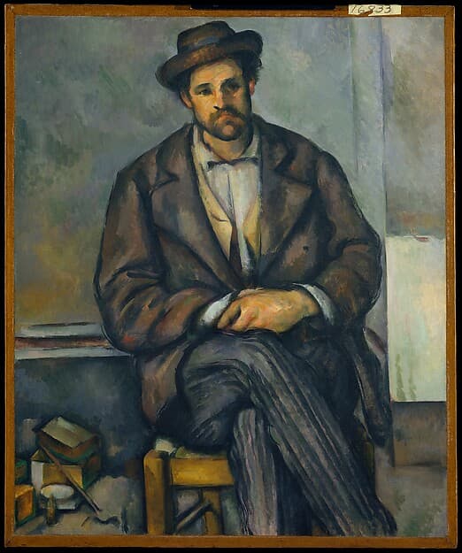 Seated Peasant, by Paul Cézanne
