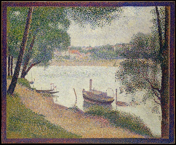 Gray Weather, Grande Jatte, by Georges Seurat