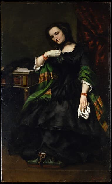 Madame Auguste Cuoq (Mathilde Desportes, 1827–1910), by Gustave Courbet