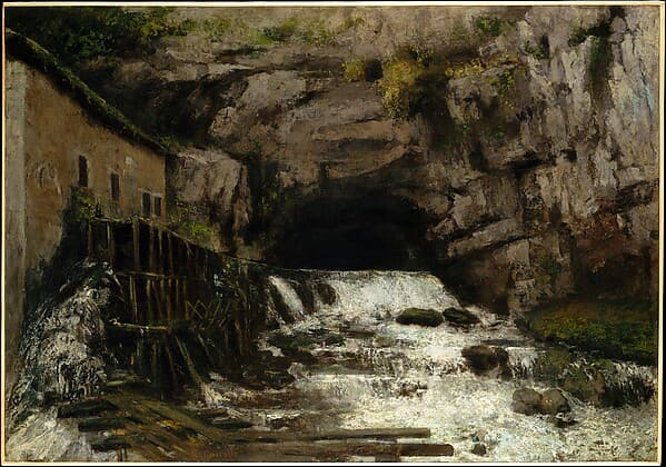 The Source of the Loue, by Gustave Courbet