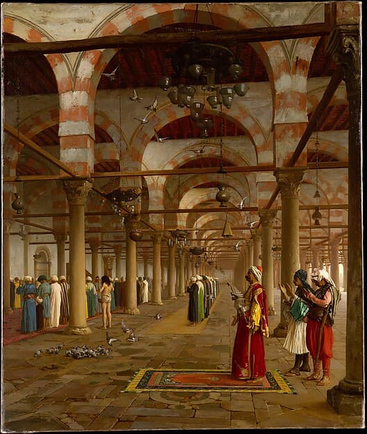 Prayer in the Mosque, by Jean-Léon Gérôme
