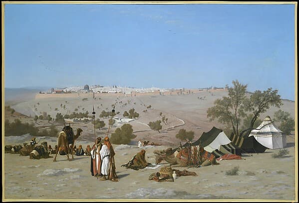 Jerusalem from the Mount of Olives, by Charles-Théodore Frère