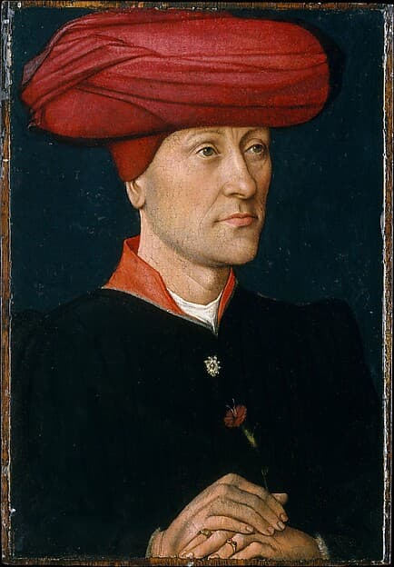 Portrait of a Man in a Chaperon, by Netherlandish Painter