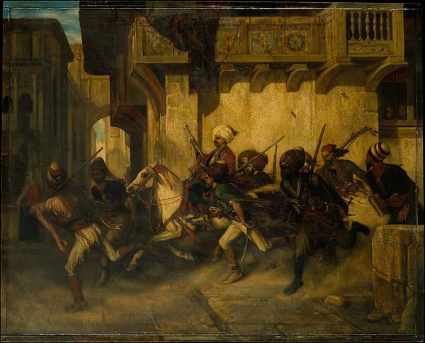 The Turkish Patrol, by Alexandre-Gabriel Decamps