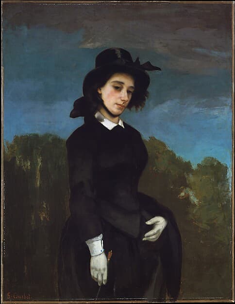 Woman in a Riding Habit (L'Amazone), by Gustave Courbet
