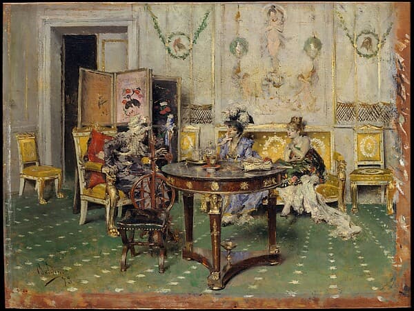 Gossip, by Giovanni Boldini